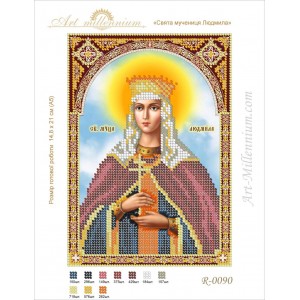 R-0090 Holy Martyr Ludmila A5