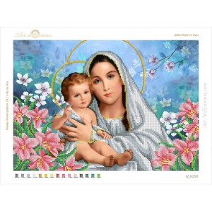 R-0100 The Virgin Mary and Jesus A3