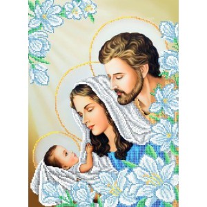 R-0398 Holy Family (lilies) A3