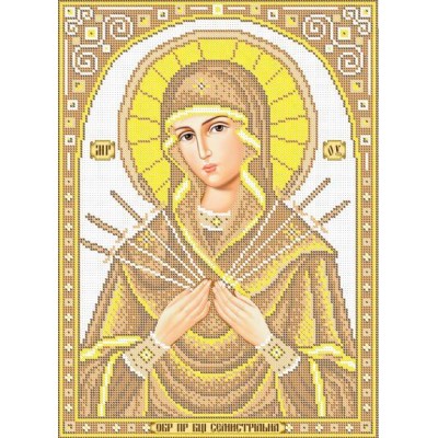 R-0400 The Virgin of Seven Arrows (gold) A3