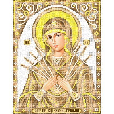 R-0401 The Virgin of Seven Arrows (gold) A4