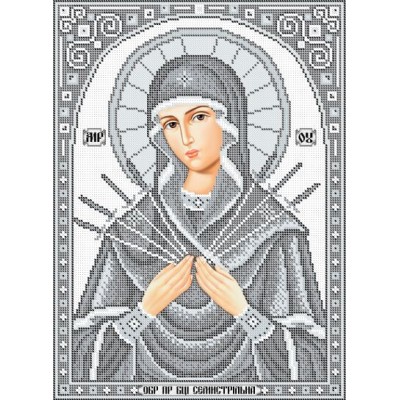 R-0403 The Virgin of Seven Arrows (silver) A3