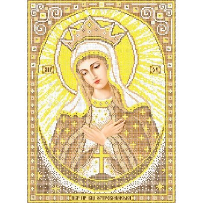 R-0406 Our Lady of Ostrobram (gold) A3