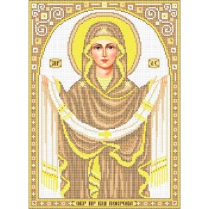 R-0412 Shroud of the Holy Mother of God (gold) A3