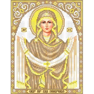 R-0413 Shroud of the Holy Mother of God (gold) A4