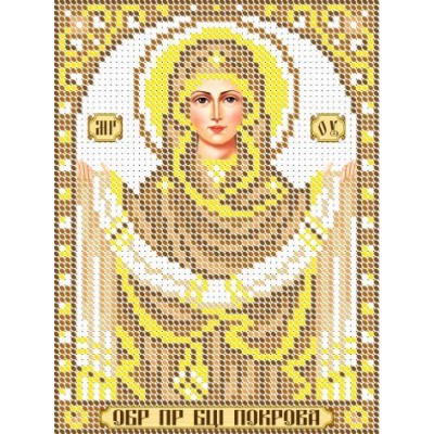 R-0414 Покрова Пресвятої Богородиці (золото) А5