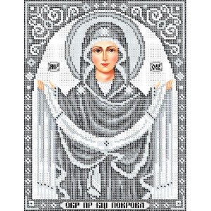 R-0416 Shroud of the Holy Mother of God (silver) A4