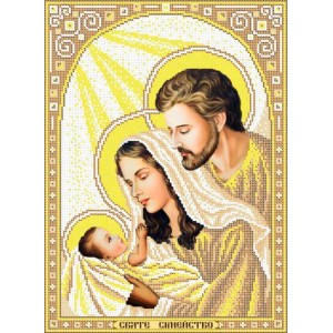 R-0418 Holy Family (gold) A3