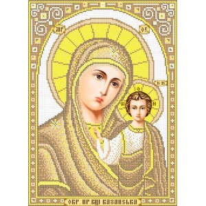 R-0590 Our Lady of Kazan (gold) A3