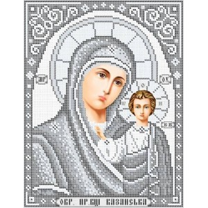 R-0593 Our Lady of Kazan (silver) A4