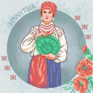 W-0606 Vinnytsia. Traditional costumes of Ukraine