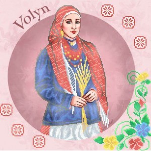 W-0607 Volyn. Traditional costumes of Ukraine