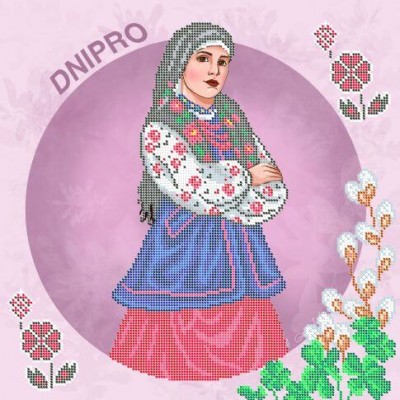 W-0608 Dnipro. Traditional costumes of Ukraine