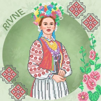 W-0621 Rivne. Traditional costumes of Ukraine