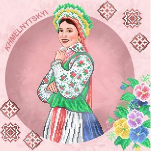 W-0626 Khmelnytskyi. Traditional costumes of Ukraine