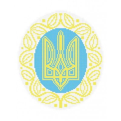 W-0650 Coat of arms of Ukraine (full stitching) A4