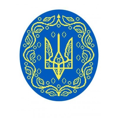 W-0652 Coat of arms of Ukraine A3