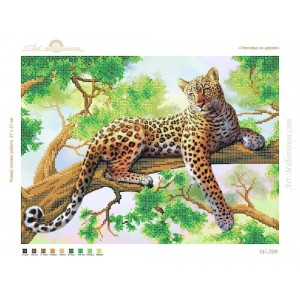 W-399 Leopard on a tree