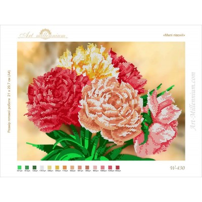 W-430 Cute peonies